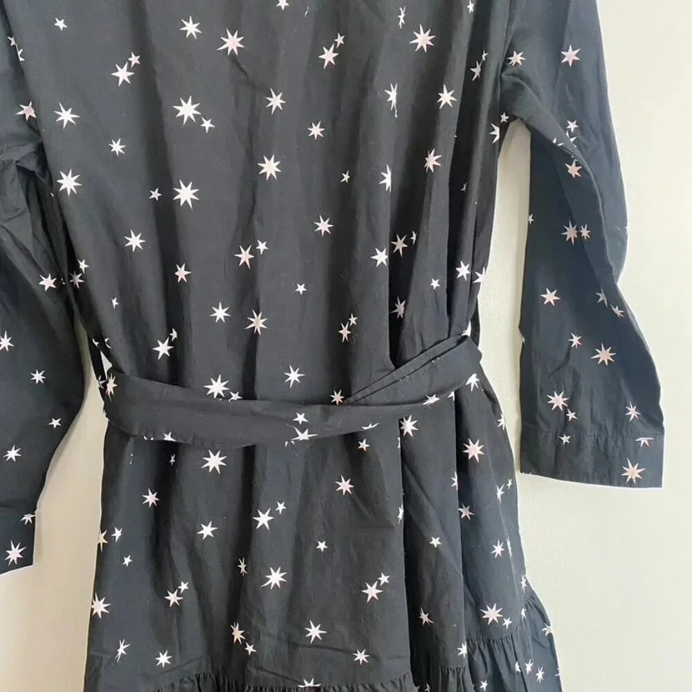 NWT Free Assembly Star Print Ruffle Dress - Picture 12 of 16